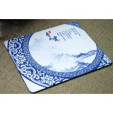 OEM Blue and white mouse pad