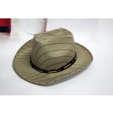 Orly Linen stripes sun hat