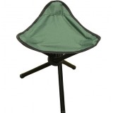 Outdoor folding triangular stool
