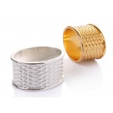 Oval alloy napkins ring