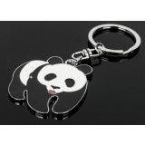 Panda zinc alloy keychain