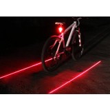 Parallel line laser taillight for Bicycle