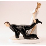 Personality resin cake topper