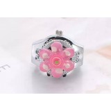 Pink Flower Series ring watch