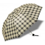 Plaid business folding sun umbrella