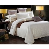 Plaid cotton satin series 4pcs bedding sheet set for hotel