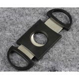 Plastic + stainless steel cigar cutter