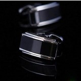 Platinum plating business casual agate man French luxury shirt cufflinks