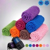 Plum blossom non-slip patterns yoga towel