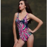 printing sexy one-piece swimwear