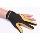 Professional three-finger gloves for billiards