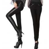 PU leather leggings