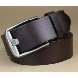 Pure authentic leather belt men head layer cowhide belt