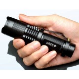 Q5 / L2 Mini Zoom LED Flashlight with belt clip