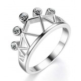 Queen Sterling silver ture love of women's ring   