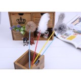 Rabbit hair cat toy stick
