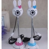 Rabbit shapes PC HD camera HD webcam with MIC