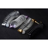 Radiation protection Spiral air tube earphone