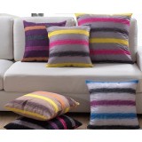 Rainbow Striped Pillow