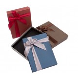 rectangle romantic bow gift box