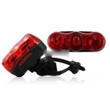 Red 3LED bicycle taillights