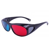 Red and blue 3d glasses for computer