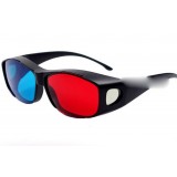 Red and blue 3d stereo glasses