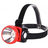 Red + Black 500 mA rechargeable LED Headlamp