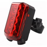 Red + Black laser safety bicycle taillights