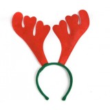 Red Christmas antlers headdress