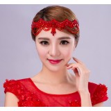 red crown bridal hair accessories