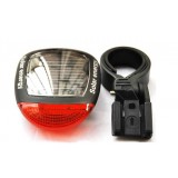 Red solar bicycle taillights
