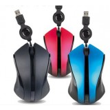Retractable cable Wired Mouse