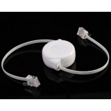 Retractable RJ45 interface network cable