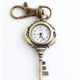 Retro key keychain watch