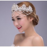 rhinestones + pearl bridal hair accessories