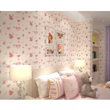 romantic pink heart PVC wall stickers