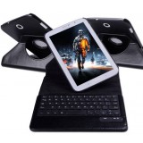 Rotatable leather case with Bluetooth Keyboard for Samsung Galaxy note 8.0 N5100 N5110