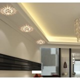 Round Crystal 3W LED ceiling lights