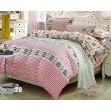 Rural cotton series 4pcs bedding sheet set