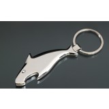Shark bottle opener keychain