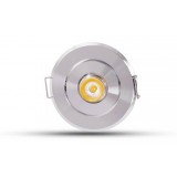 Silver 1W 12V LED ceiling lights