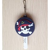 Skeleton Pirate LED Flashlight Torch Keychain