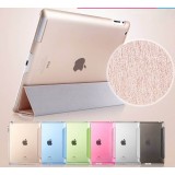 Slim leather case with stand for ipad 2 3 4