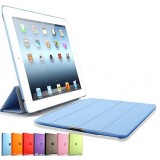 Slim leather case with stand for ipad 2 3 4