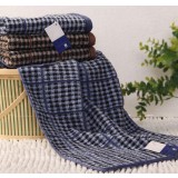 Small checkered cotton towel