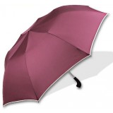 Small curved handle solid color package edge umbrella