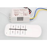 Smart three-way wireless controller for LED ceiling lights