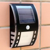 Solar body sensors garden wall light