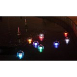 Solar outdoor light control LED floating ball lights